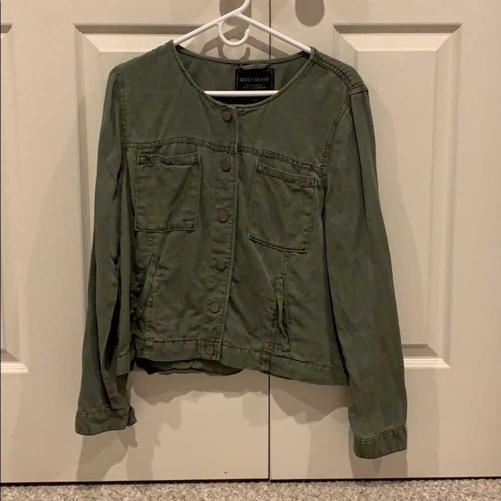 Lucky Brand snap utility jacket, light weight, XL